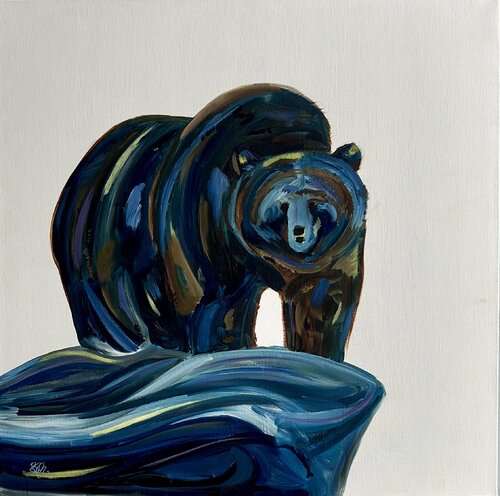 Bear par Brooke Meadows, Peinture en vente sur Singulart
