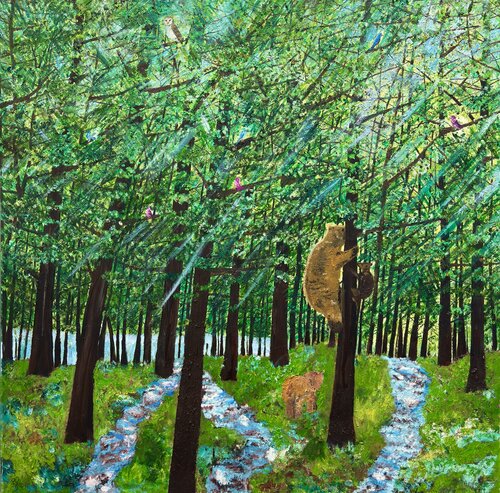Spring Forest by Brooke Meadows, 絵画 for Sale on Singulart