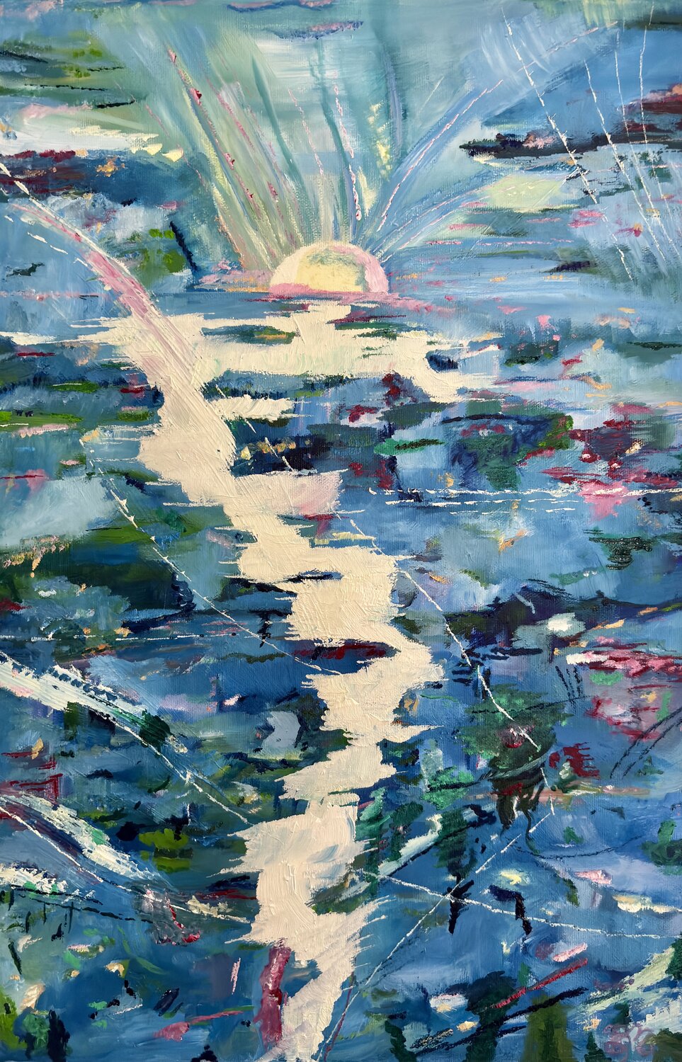 Remembered Sunrise Brooke Meadows Pintura original en venta