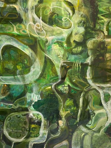 Held in the Undercurrent by Corina Hazlett, Painting for Sale on Singulart
