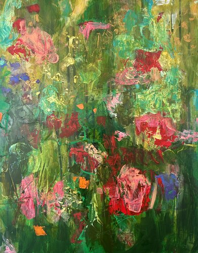 Wildflowers by Corina Hazlett, Painting for Sale on Singulart
