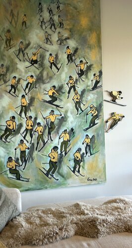 Golden Desecent par Corina Hazlett, Peinture en vente sur Singulart