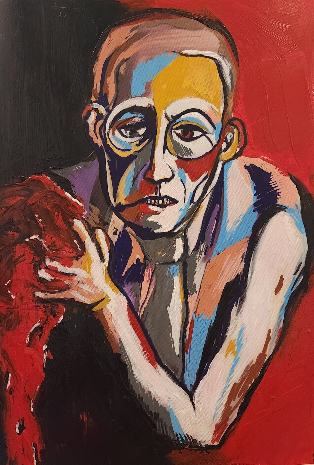 Beasts Maria Tabet Original painting for sale