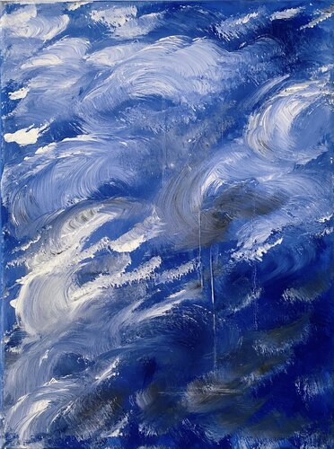 Meereshimmel de Elisabeth Futterlieb, Pintura a la venta en Singulart