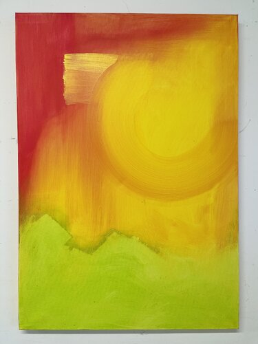 Abstract Sunrise par Elisabeth Futterlieb, Peinture en vente sur Singulart