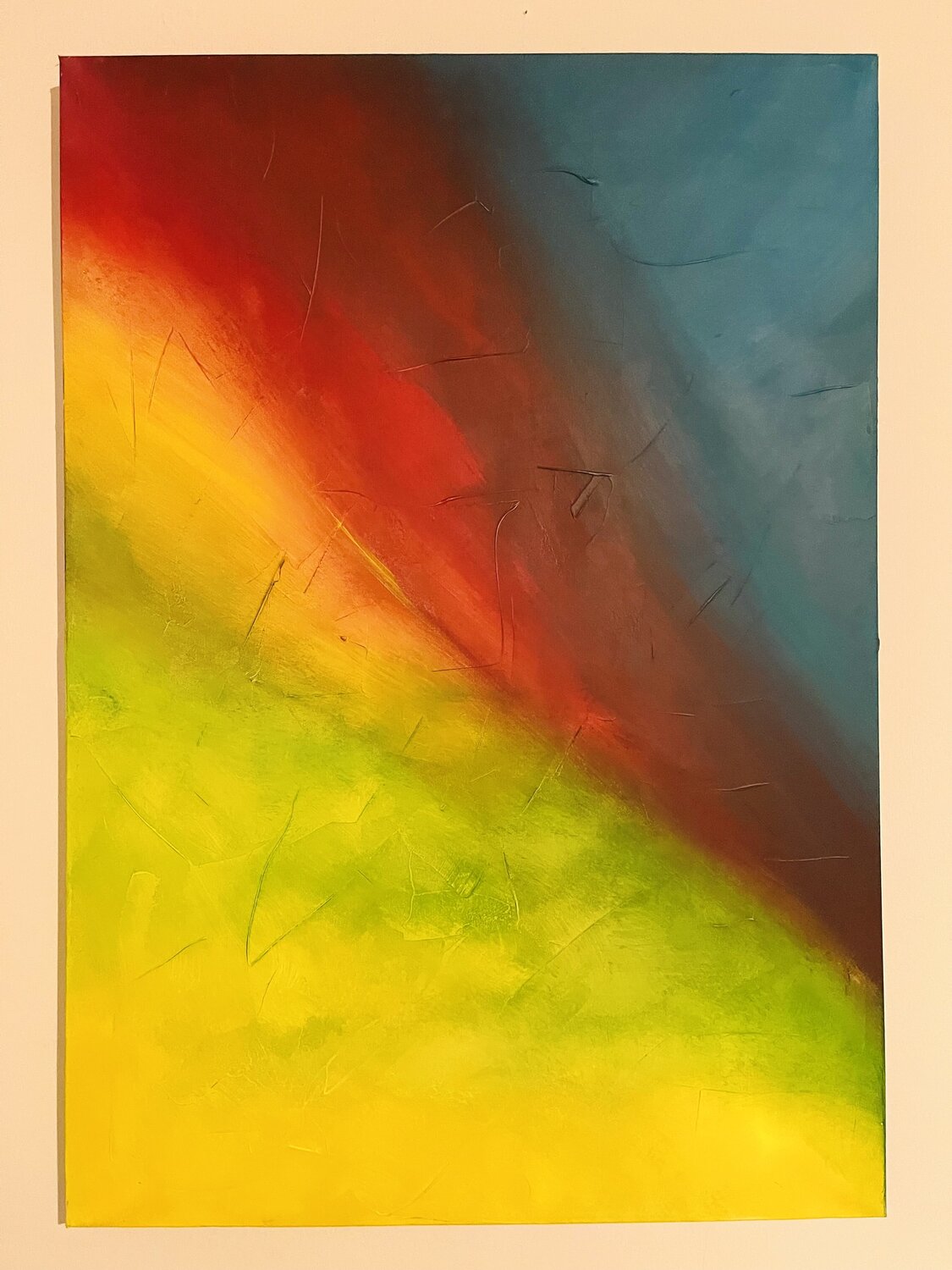 Multicolored Elisabeth Futterlieb Peinture originale à vendre