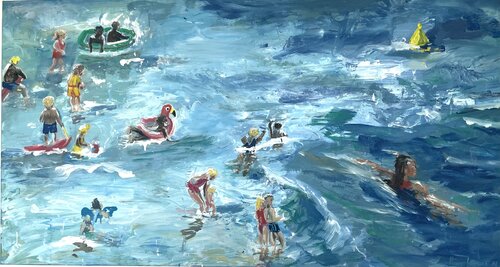 Zomerzee by Rian Levens, Painting for Sale on Singulart