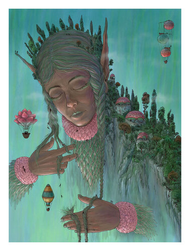 Oracle of Pairing by Boaz Gabai, Print for Sale on Singulart