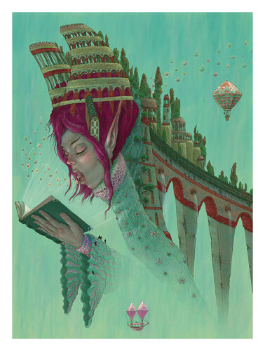 Oracle of Singing by Boaz Gabai, Print for Sale on Singulart