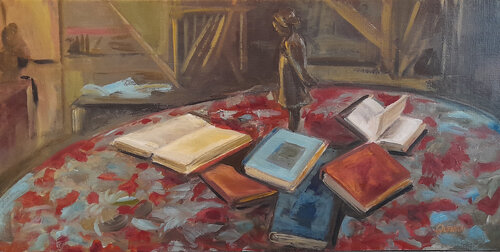 Les livres de MELANIE QUENTIN, Pintura a la venta en Singulart