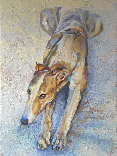 Quiet Anticipation by Joanna Roksz Weiss, Painting for Sale on Singulart