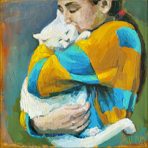 Closeness von Joanna Roksz Weiss, Malerei kaufen auf Singulart