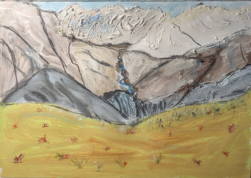 Berglandschaft by Karin Martensen, Painting for Sale on Singulart
