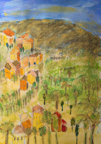 Gruß aus der Provence by Karin Martensen, Painting for Sale on Singulart