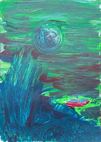 Mondnacht II de Karin Martensen, Pintura a la venta en Singulart