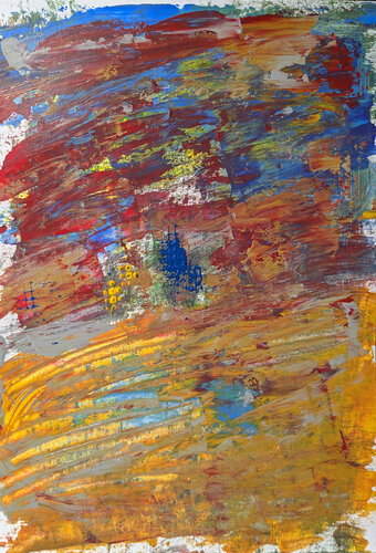 Flammender Himmel par Karin Martensen, Peinture en vente sur Singulart