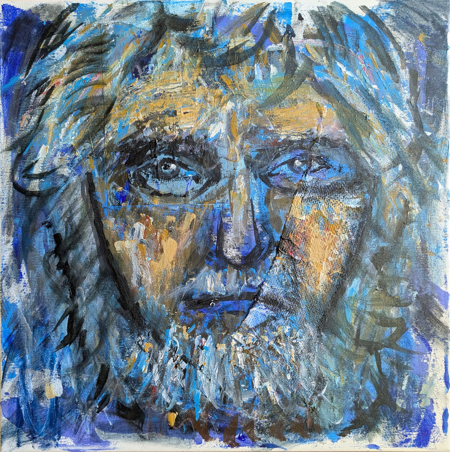 Waldmensch Karin Martensen Pintura original en venta