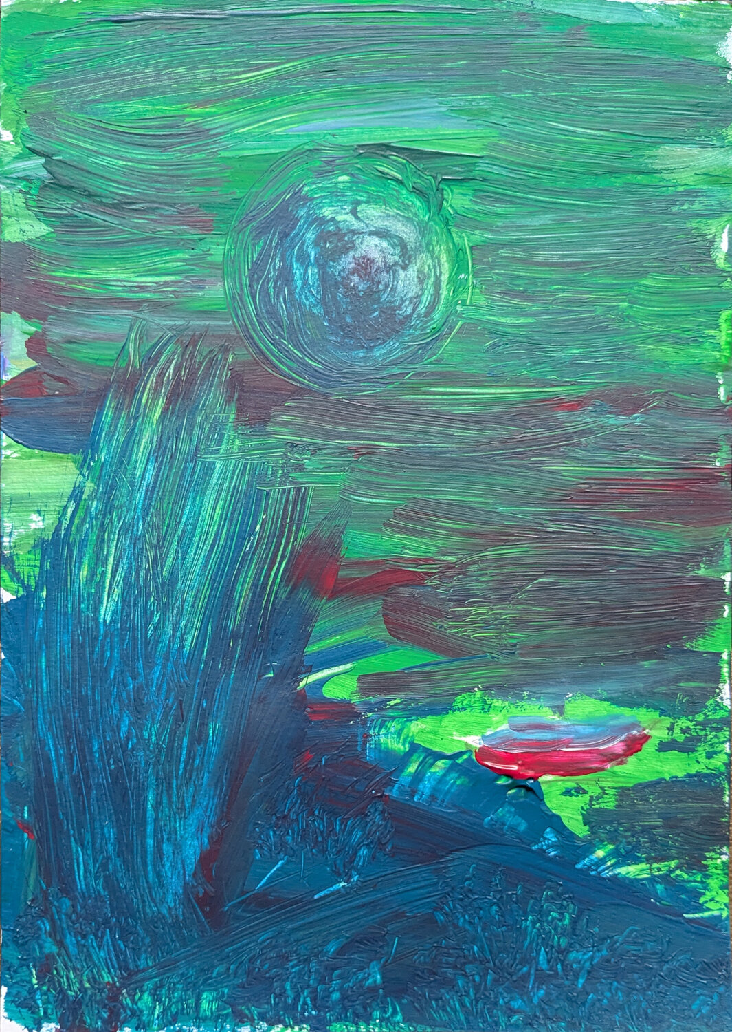 Mondnacht II Karin Martensen Pintura original en venta