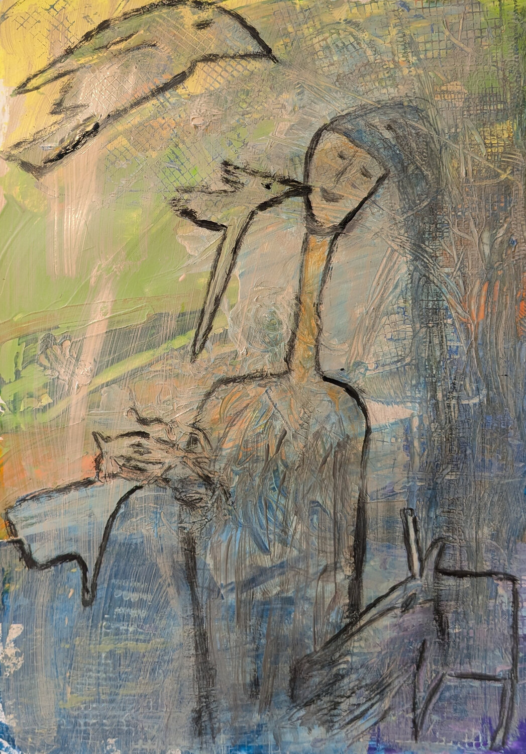 Albträume Karin Martensen Peinture originale à vendre