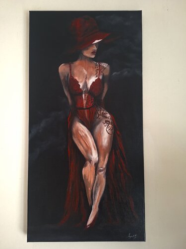 L'ombre du désir by Ingrid Machin, Painting for Sale on Singulart