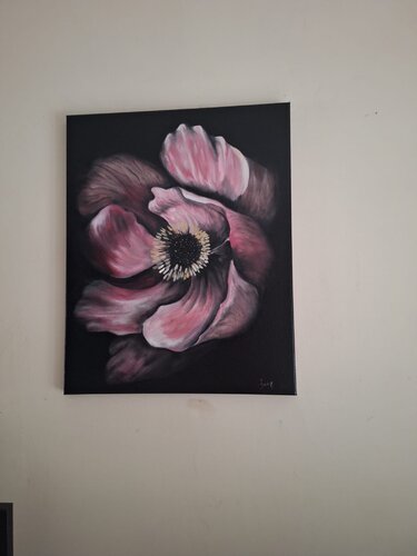 Éclosion dans l’ombre I by Ingrid Machin, Painting for Sale on Singulart