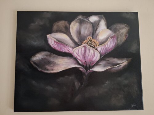 Éclosion dans l’ombre II by Ingrid Machin, Painting for Sale on Singulart
