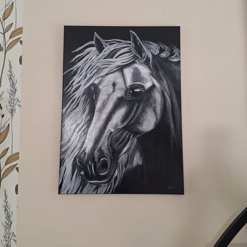 Noblesse sauvage par Ingrid Machin, Peinture en vente sur Singulart