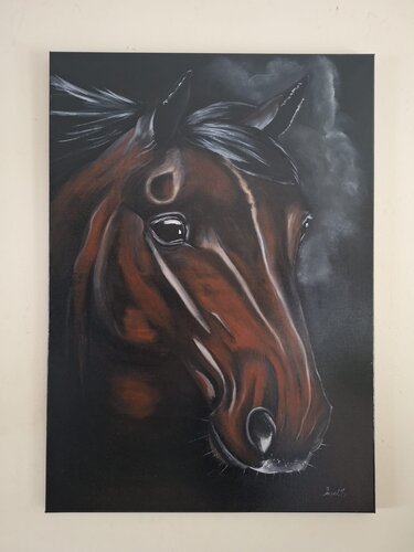 Noblesse obscure par Ingrid Machin, Peinture en vente sur Singulart