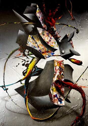 Ensayo sobre la obra del genio by Alberto Amaro Guardado, Painting for Sale on Singulart