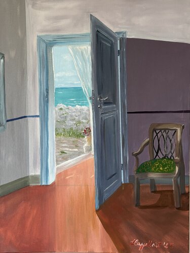 La porta del mare de Luisa Cappellari, Pintura a la venta en Singulart