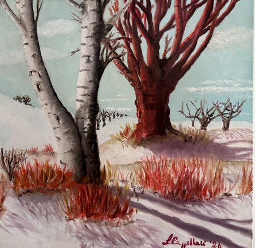 Magie d’inverno par Luisa Cappellari, Peinture en vente sur Singulart