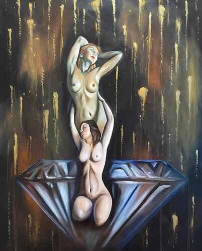 Pioggia di Luce par Alessio Papa, Peinture en vente sur Singulart