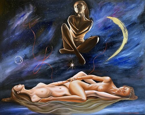 Triskelis (Continuo Infinito Presente) van Alessio Papa, Schilderij te koop op Singulart
