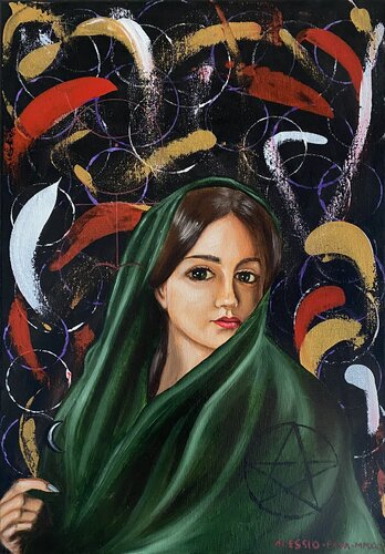 ESOTERICA II   (serie neosimbolismo astratto) di Alessio Papa, Pittura in vendita su Singulart