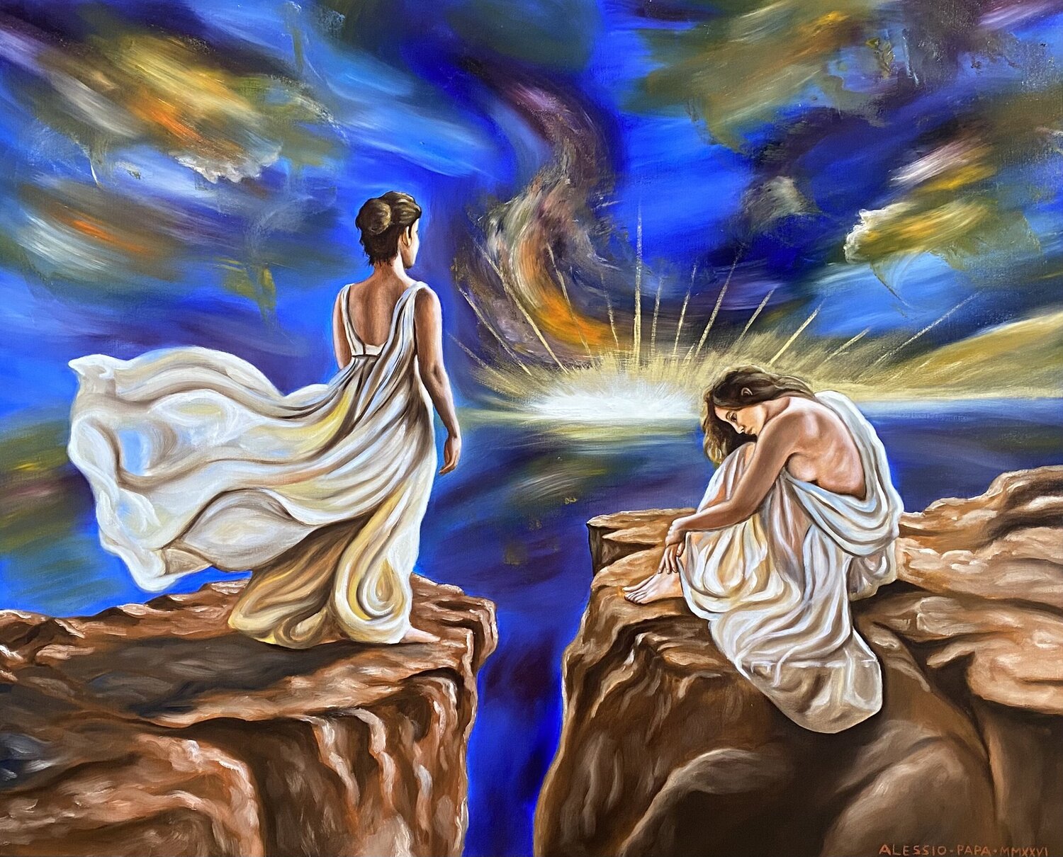 Horizon Alessio Papa Pintura original en venta