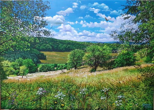 Abandoned Orchard by Lorant Cucui, Painting for Sale on Singulart