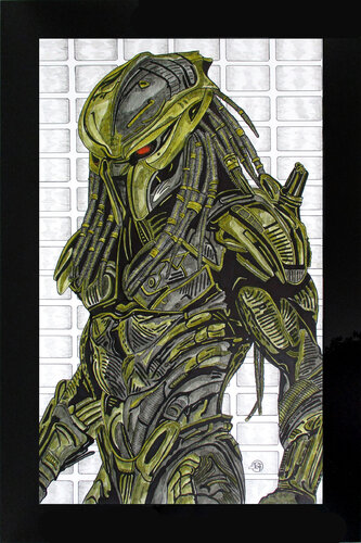 Pertinacious Predator by Russell Garn, Drawing for Sale on Singulart