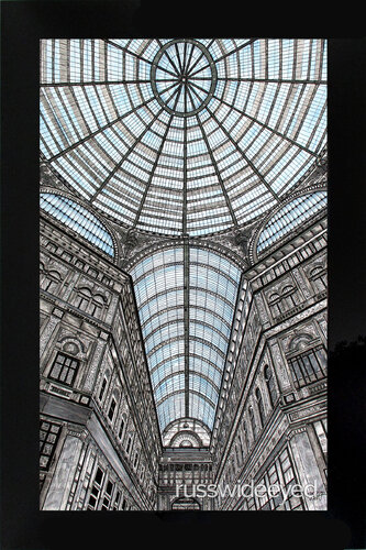 Galleria Umberto in Neapel, Italy by Russell Garn, Drawing for Sale on Singulart