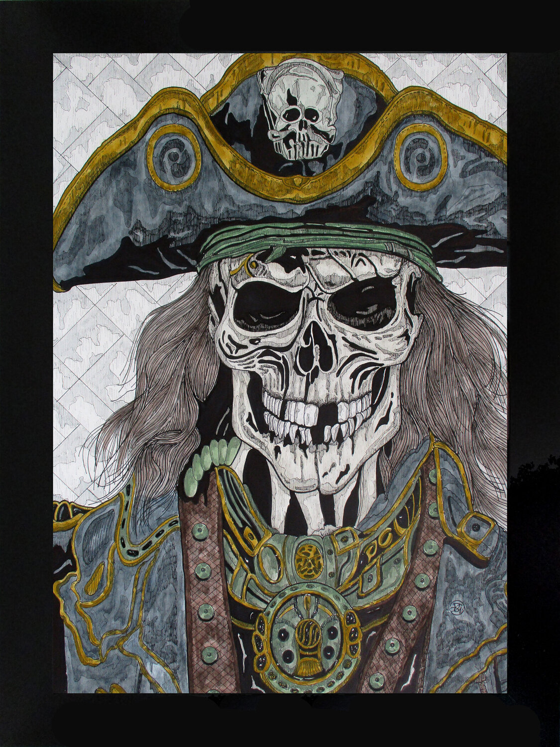 The Elder Marauder Russell Garn Drawing for sale