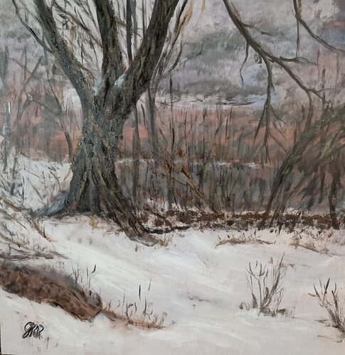 Winter Morning by Gunter Radinger, Painting for Sale on Singulart