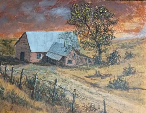Rural Lonley by Gunter Radinger, 絵画 for Sale on Singulart