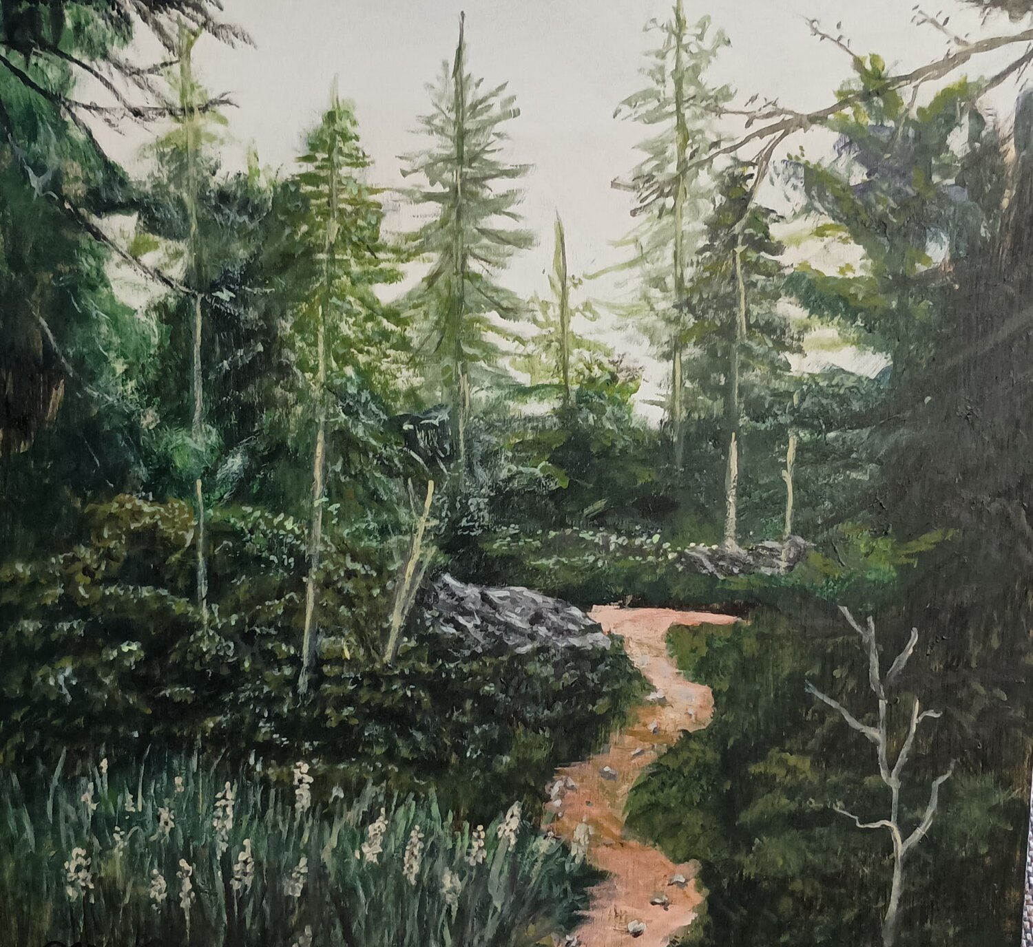 A Path to... Gunter Radinger Originalgemälde zu verkaufen