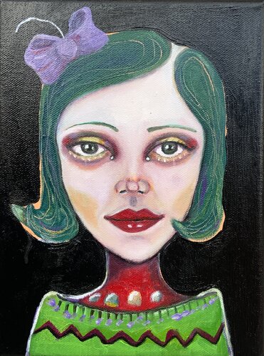 Graues Haar by Basia Bimczok, Painting for Sale on Singulart