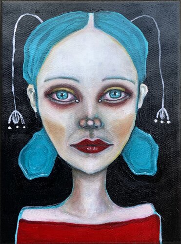 Blue Ice by Basia Bimczok, Painting for Sale on Singulart