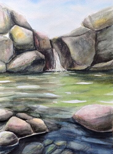 Fonte di vita di Manuela Cordedda, Pittura in vendita su Singulart