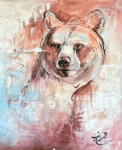 King of the Woods by Sonja Rissanen, Painting for Sale on Singulart