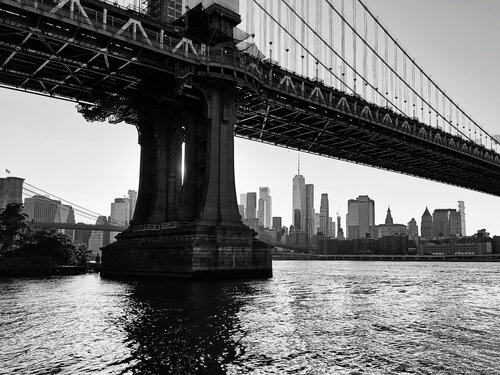 Brooklyn Bridge III - New York by Fabian Kimmel, Photography for Sale on Singulart