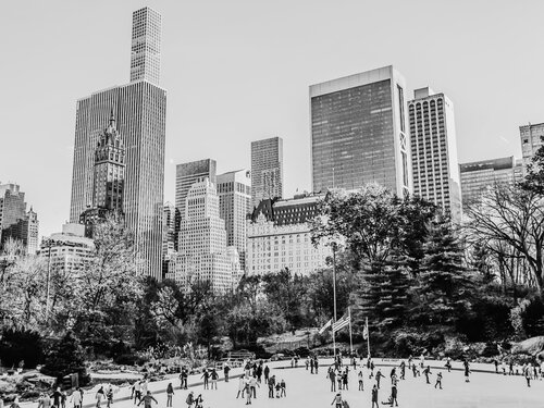 Central Park Ice Rink - New York by Fabian Kimmel, Photography for Sale on Singulart