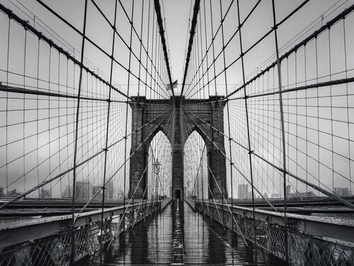 Brooklyn Bridge V - New York by Fabian Kimmel, Photography for Sale on Singulart