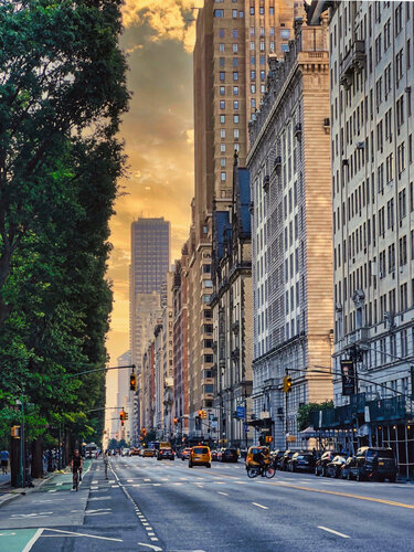 Central Park W - New York par Fabian Kimmel, Photographie en vente sur Singulart